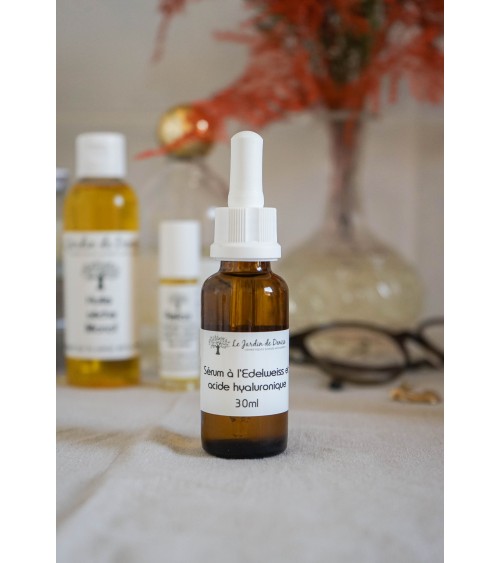 Serum a l edelweiss et a l acide hyaluronique hydratant et repulpant - Le Jardin de Denise